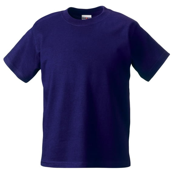 Jerzees Schoolgear Childrens Little Boys Classic Plain T-Shirt (Pack of 2)