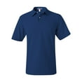 thumbnail image 1 of Jerzees SpotShield Polo T-Shirt with Pocket for Men Size up to 5XL, 1 of 5