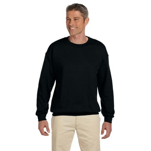 Jerzees Super Sweats Adult Crewneck Sweatshirt , 4662 , Black , X-Large