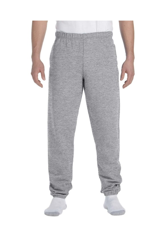 4850P ADULT 9.5 OZ. SUPER SWEATS NUBLEND FLEECE POCKETED SWEATPANTS, Oxford, 3X