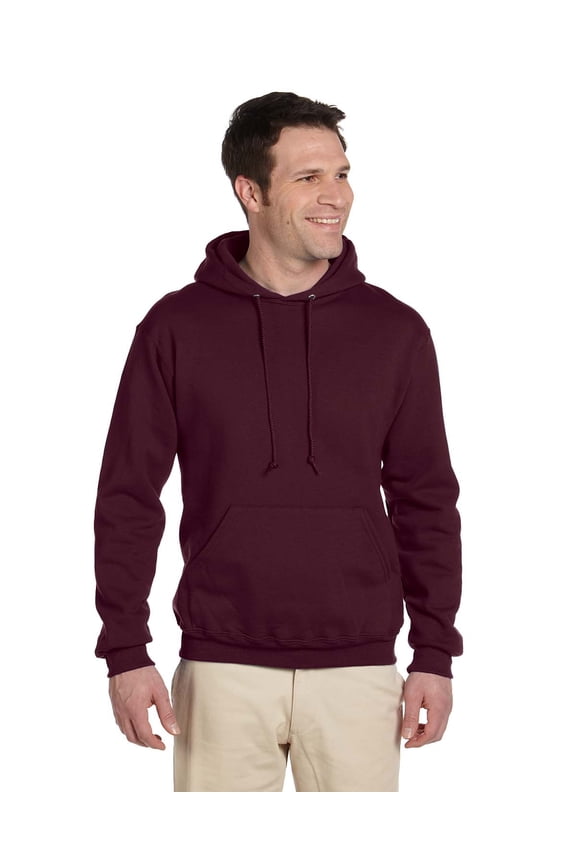 Adult 9.5 oz. Super Sweats NuBlend Fleece Pullover Hood - 4997