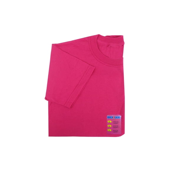 Jerzees TShirt Youth Large Cyber Pink