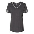 thumbnail image 1 of Jerzees Women's 4.5 oz. TRI-BLEND Varsity V-Neck T-Shirt - 602WVR, 1 of 4