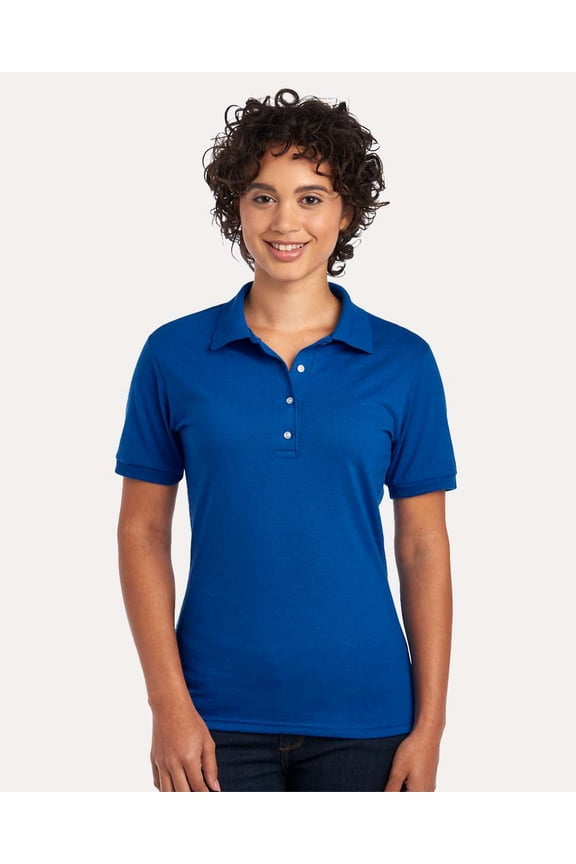437F Women's Dri-Power Polo-Royal-L