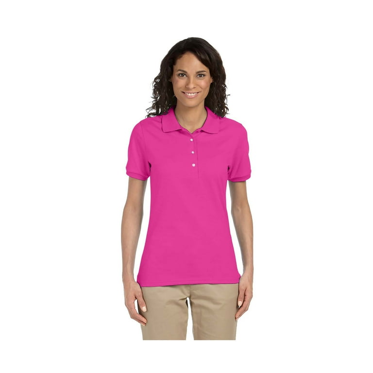 Jerzees women's hotsell polo shirts