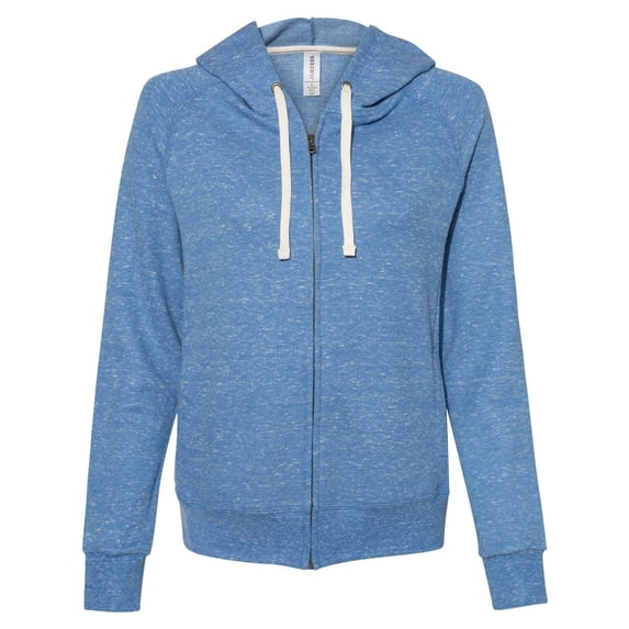 Jerzees Women’s Full Zip Cotton Blend Hoodie with Side Pockets
