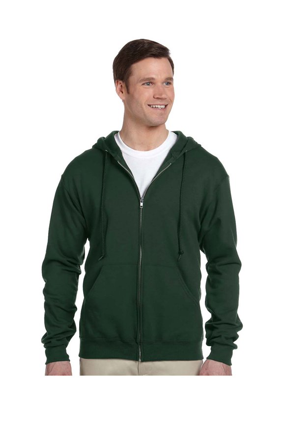 Women's Full-Zip Single-Ply Hooded Sweatshirt, Style 993M