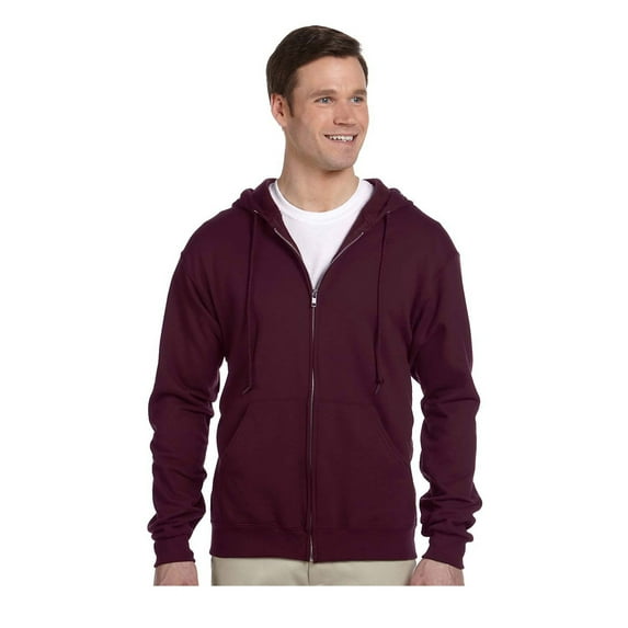 Jerzees Women's Full-Zip Single-Ply Hooded Sweatshirt, Style 993M