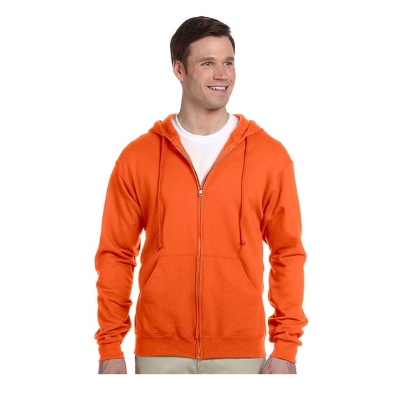 Jerzees Women's Full-Zip Single-Ply Hooded Sweatshirt, Style 993M