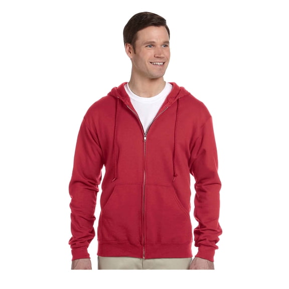 Jerzees Women's Full-Zip Single-Ply Hooded Sweatshirt, Style 993M