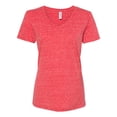 thumbnail image 1 of Jerzees Women's Snow Heather Jersey V-Neck, 1 of 3