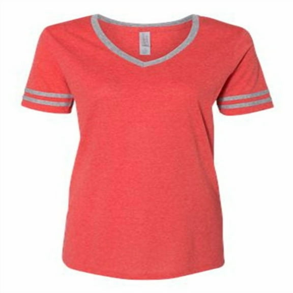 Jerzees Women's Varsity Triblend V-Neck T-Shirt