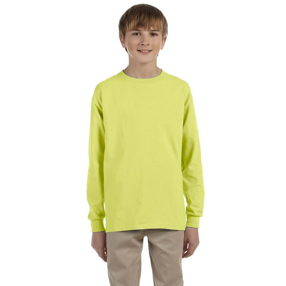 Jerzees Youth 5.6 oz. DRI-POWER ACTIVE Long-Sleeve T-Shirt - 29BL