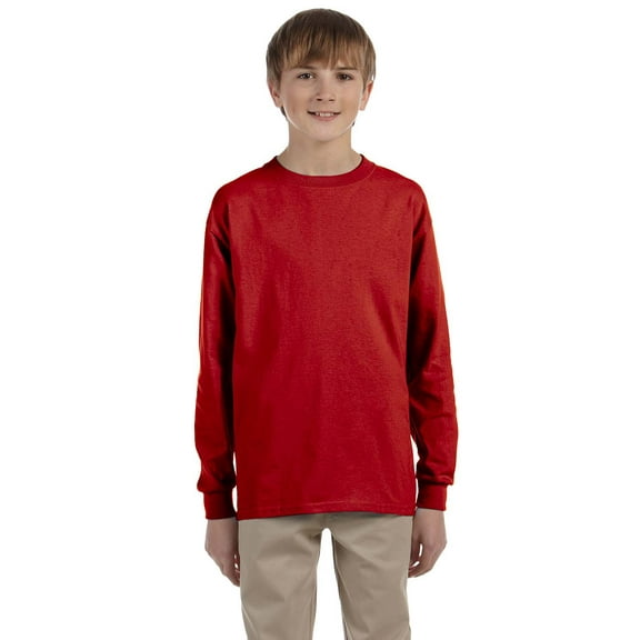 Jerzees Youth 5.6 oz. DRI-POWER ACTIVE Long-Sleeve T-Shirt - 29BL