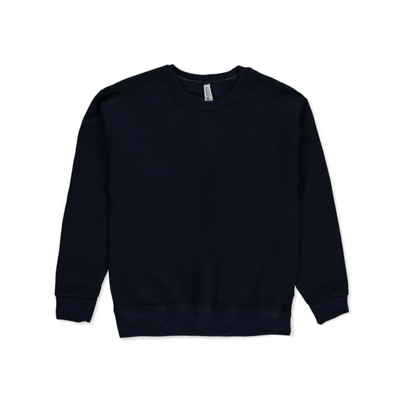 Jerzees Youth Fleece Crewneck Sweatshirt - navy, l (Big Boys)