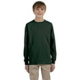 thumbnail image 1 of Jerzees Youth Long Sleeve T-Shirt - 29BL - Small - Forest Green, 1 of 2