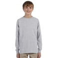 thumbnail image 1 of Jerzees Youth Long Sleeve T-Shirt - 29BL - X-Large - Oxford, 1 of 2