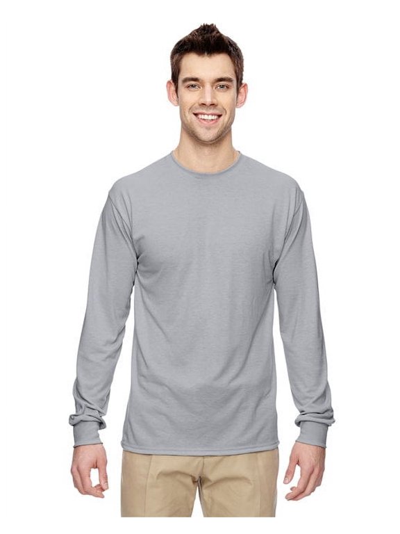 mens Long-Sleeve T-Shirt (21ML) silver m