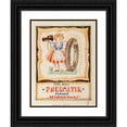 thumbnail image 1 of Jerzy Gelbard 12x14 Black Ornate Wood Framed Double Matted Museum Art Print Titled: Tow. Pneumatyk. Poznań Polish Industry (1923), 1 of 5