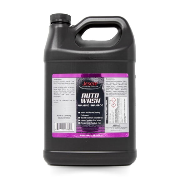 Jescar Auto Wash Car Shampoo, 128 oz