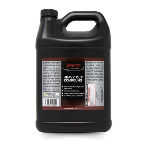Jescar Heavy Cut Compound, 128 oz