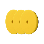 Jescar Yellow Foam Polishing Pad - 5.5" - 3 Pack