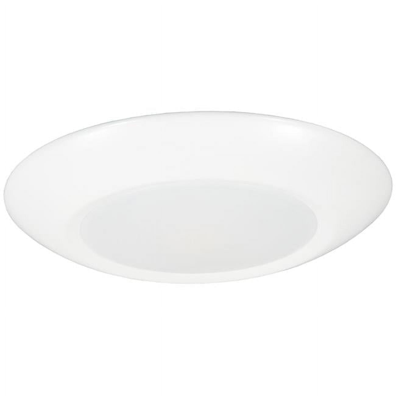 Jesco CM405RA-M-3090-WH 6 in. 15W 3000K 90CRI Round Disk LED Flush Mount Ceiling Light, White