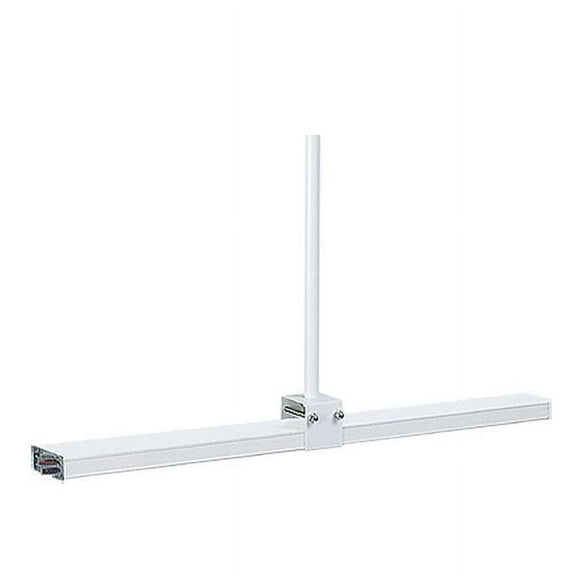 Jesco Lighting 48 in. Suspension Kit Extension Stem Track Rail - White - 48 in.