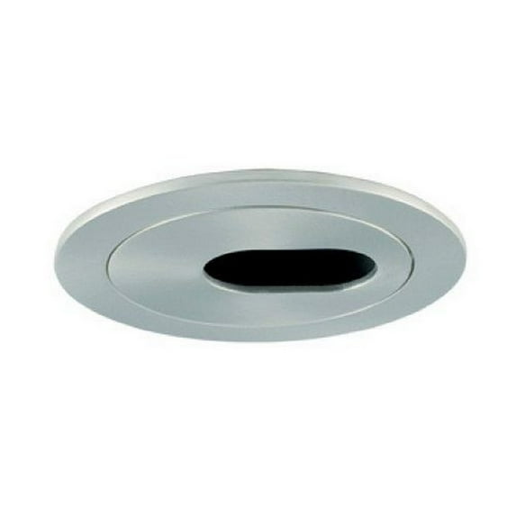 Jesco Lighting - 5 Inch Adjustable Oval Slot with Low Voltage Trim   Chrome