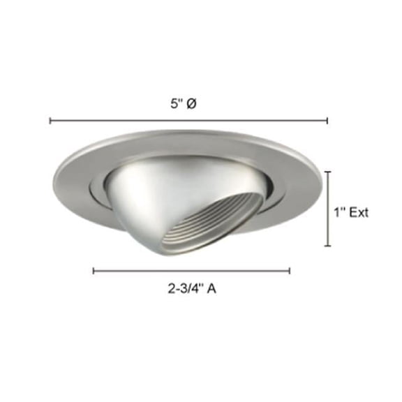 Jesco Lighting Adjustable Eyeball Trim- Antique Bronze