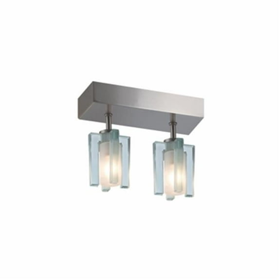 Jesco Lighting Akina 2 - Light Ceiling Mount - Satin Nickel