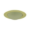 thumbnail image 1 of Jesco Lighting TM315PB Aperture Low Voltage Shower Trim with Frosted Dome Polished Brass Finish 3 in., 1 of 1