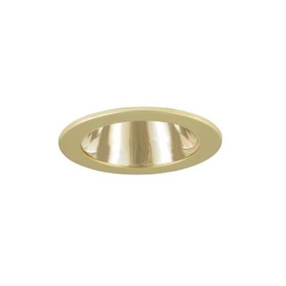 Jesco Lighting  Aperture Low Voltage Trim - Polished Brass - 3 in.