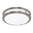 thumbnail image 1 of Jesco Lighting CM403PM-3090-BN 14 in. Contemporary Round LED Ceiling Fixture with Acrylic Shade - 3000k, 1 of 1