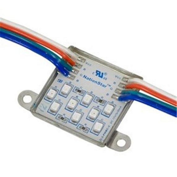 Jesco Lighting DL-SQ-RGB DL - SQ Static 3 - Circuit with 110 Deg Beam spread
