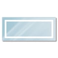 thumbnail image 1 of BLML-213-30-Jesco Lighting-Envisage - 63 Inch 38W 1 LED Rectangular Back-lit Mirror with Rectangular Cutouts, 1 of 1