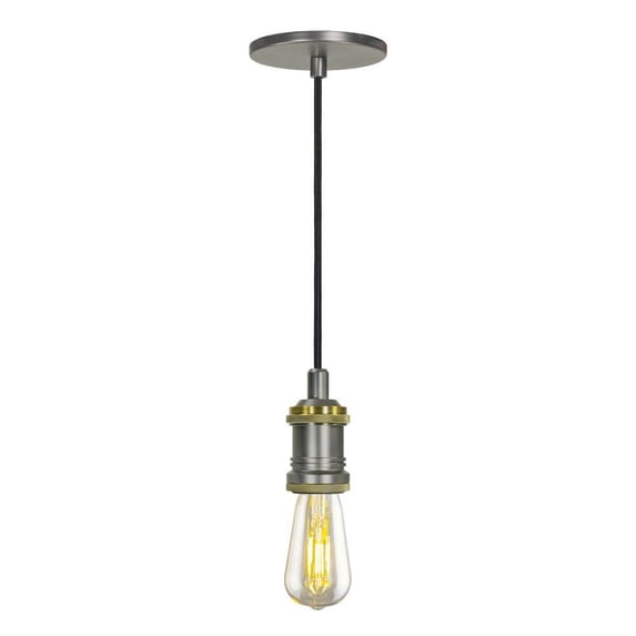 KIT-PD465GPBR-ST21180 Jesco Lighting Envisage VI - One Light Line Voltage Pendant with Canopy Kit-Graphite/Bronze Finish