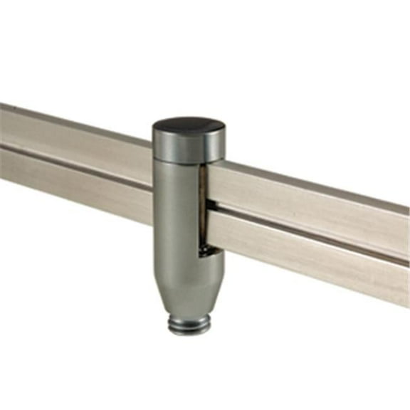 Jesco Lighting Fixture Adapter for Monorail, Chrome