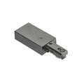 thumbnail image 1 of Jesco Lighting H1le 4" End Feed For H-Track Systems - Black, 1 of 1