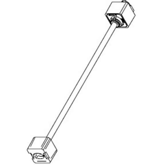 Jesco Lighting H2HVFE18WT Line Voltage Fixture Extension