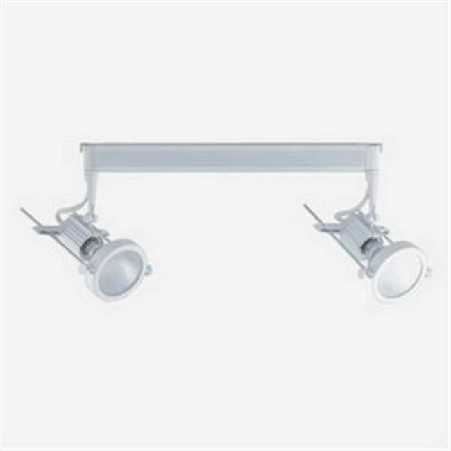 Jesco Lighting HMH902P30701W 70W Two Light H-Series Track Head, White