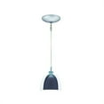 thumbnail image 1 of Jesco Lighting KIT-QAP215-GMWH-A 1-Light 8.4 Ft. H Satin Nickel Low Voltage Pendant Kit- Gun Metal Exterior and White interior, 1 of 2