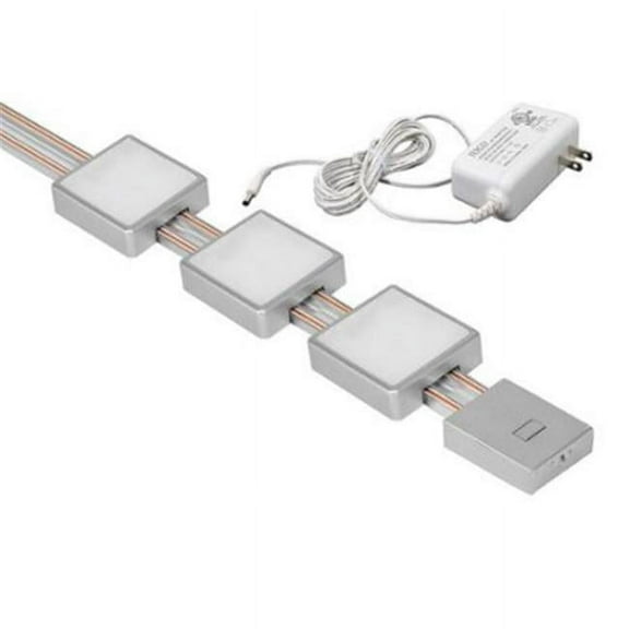 Jesco Lighting KIT-RZ-T18-SQ3-30-WH 18 in. Dimmable White Radianz Track