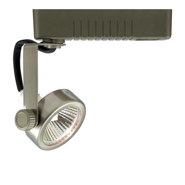 Jesco Lighting LLV13250SC Mini Deco Series Low Vage Track Head for L 2-Wire Single Circuit Track System, Satin Chrome