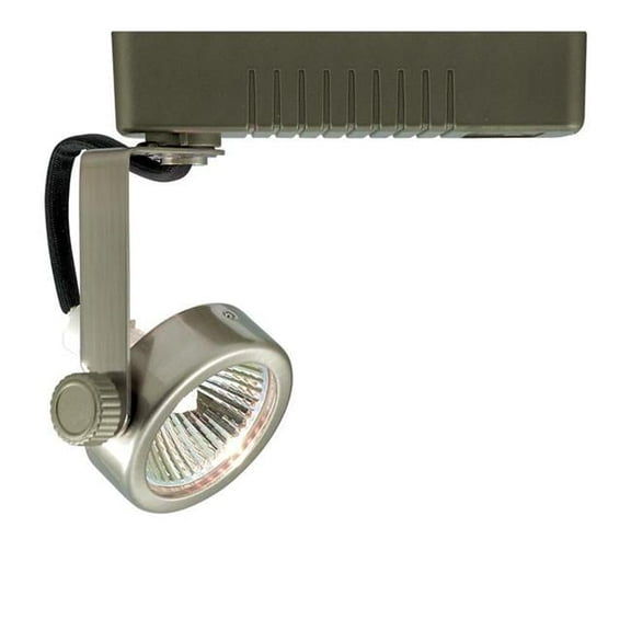 Jesco Lighting LLV13250SC Mini Deco Series Low Vage Track Head for L 2-Wire Single Circuit Track System, Satin Chrome