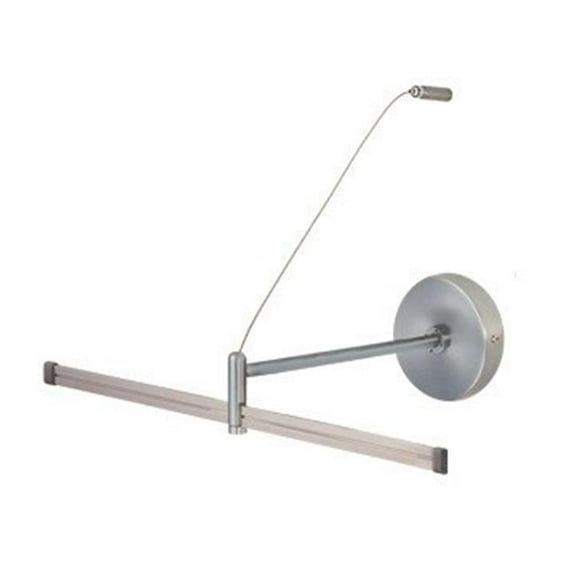 Jesco Lighting MA-WMPF24SN Wall Monorail Power Feed, Chrome