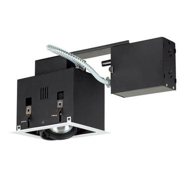 Jesco Lighting MGRP20-1WB 1 - Light Double Gimbal Recessed Fixture Line Voltage.