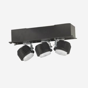 Jesco Lighting ML431LU104030B 4030 3-Light Linear 120V LED Unit, Black - 13.5 in.