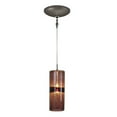 thumbnail image 1 of Jesco Lighting - One Light 11.88 Inch Low Voltage Pendant with Canopy Kit Bronze, 1 of 3