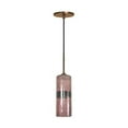 thumbnail image 1 of Jesco Lighting PD408-PU - BZ Light 60W Line Voltage Pendant & Canopy with Bronze Socket, Purple, 1 of 5